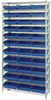 Open Wire Shelving, 12Shelves, 33Bin/blu; Shelving Unit Type Quantum Storage - 44AC8092 - Newark, An Avnet Company
