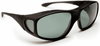 Solitaire Tapered Square Over-The-Glass Sunglasses with - 2X701A - Safety Glasses USA