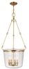 134-AGB Foyer/Hall Lanterns-Glass w/Frame - 478812 - Capital Lighting, Inc.