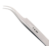 Excelta One Star Utility Tweezers 7-S-SE - Stainless Steel Curved Tapered Very Fine Point Tip - 4 1/2 in Length - EXCELTA 7-S-SE - R. S. Hughes Company, Inc.