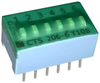 Dip Switch, 0.1A, 50Vdc, 6Pos, Tht Rohs Compliant Cts - 60AJ4802 - Newark, An Avnet Company