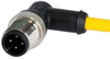 M12 A-Code 4-Pin Angled Male To Open End, 10M, Pur Yellow Jacket Harting - 51AK5469 - Newark, An Avnet Company