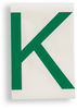 ToughStripe Die-Cut Green Letter K - 121754 - Brady Corporation