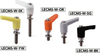 Miniature Plastic Clamp Levers - Spring Washer Integrated Type -- LECMS-5-12-W-BK - Image