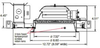 Lensed Tamperproof Shallow Plenum Downlight - FF8200STP - Pathway Lighting Products, Inc.