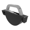 Concealed Pull, Medium Size, Plastic Housing, Black, Aluminum Handle, Silver -- 67-27 - Image