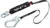 Protecta PRO Black Shock-Absorbing Lanyard - 6 ft Length - 648250-17398 - 648250-17398 - R. S. Hughes Company, Inc.
