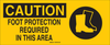 Brady B-120 Fiberglass Reinforced Polyester Rectangle Yellow Personal Protection Equipment (PPE) Sign - 17 in Width x 7 in Height - TEXT: CAUTION - 70352 - 754476-70352 - R. S. Hughes Company, Inc.