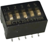 Dip Switch, 0.1A, 50Vdc, 5Pos, Smd Rohs Compliant Cts - 60AJ4799 - Newark, An Avnet Company