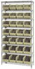 Wire Shelving, 8Shelves, 28Bins, Ivory; Shelving Unit Type Quantum Storage - 44AC8432 - Newark, An Avnet Company