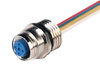 Sensor Cord, 4P M12 Rcpt-Free End, 80Mm; Connector To Connector Hirschmann - 67AC3673 - Newark, An Avnet Company