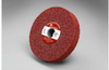 3M Scotch-Brite Aluminum Oxide Surface Grinding Wheel - Grit Coarse Grade - Arbor Attachment - 6 in Diameter - 1 1/4 in Center Hole - Thickness 1 in - 30012 - 048011-30012 - R. S. Hughes Company, Inc.