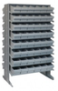Bins & Systems - Super Tuff Euro Drawers (QED Series) - Sloped Shelving Systems - Double Sided Pick Racks - QPRD-601 - Image