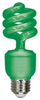 Compact Fluorescent Lamp with Ballast -- FLE13HT3/2/GREEN - Image