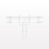 T Reducer Connector, Barbed, Natural - 61451 - Qosina Corp.