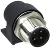 Sensor Conn, M12, 4Pos, R/a Plug, Panel; Product Range Norcomp - 62AJ7489 - Newark, An Avnet Company