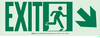 Glow-In-The Dark Safety Guidance Aluminum Sign - NYC Approved - 81804 - Brady Corporation