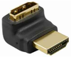 HDMI Male to Female L type Adapter Gold Plate - VAH-MFL - SFCable.com