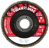 Weiler Saber Tooth Type 29 Non-Woven Ceramic Flap Disc - Very Coarse Grade - 4 1/2 in Diameter - 7/8 in Center Hole - 50100 - 012382-50100 - R. S. Hughes Company, Inc.