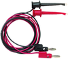 Hook Clip-Stackable Banana Plug, Blk/red; Test Connector Type A Pomona - 71AC3881 - Newark, An Avnet Company
