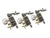 Leveling Valve Kit, 3 High Precision IPV-HP1 Valves, Pressure Gauge -- IPV-HP1-KT - Image