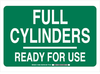 Gas Cylinder Status Sign - 103855 - Brady Corporation