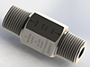 Fixed Flow Controls - Ball Type NPT Nipple -- BLFH-10-0-SS - Image