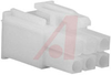 Connector, Soft Shell; 6; 600 VAC; Plug; Double-Row; Nylon; Plug; Natural - 70082932 - Allied Electronics, Inc.