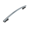 Pipe Handle,400 mm Hole Centers, Internal Thread, M8, Stainless Steel, Polished, Bright -- P8-DMRH1-25-400