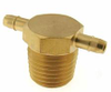 1/4-18 NPT to Barbs, Fixed Position Tee - MPAT-4 - Beswick Engineering Co., Inc.