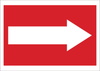 Brady B-401 Polystyrene Rectangle Red Door, Gate & Pathway Sign - 10 in Width x 7 in Height - 25764 - 754476-25764 - R. S. Hughes Company, Inc.