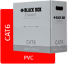 1000-ft. CAT6 250-MHz Solid Bulk Cable UTP CM Red - C6-CM-SLD-RD - Black Box