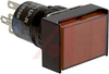 Switch, Pushbutton, Miniature, LED Illuminated OILTIGHT ENCLOSURE, RED - 70173275 - Allied Electronics, Inc.