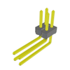 Headers, Male Pins - 612-TSW-102-10-G-D-RA-ND - DigiKey
