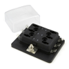Mini / ATM Fuse Block 45606, 6 Fuse Position with Clear Cover - 45606 - Waytek, Inc.