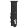Modular Electronic Locking Swinghandle, No Card Reader, No Lock, Glass Filled Nylon, Black -- H3-EM-70000-000