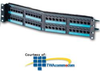 Legrand - Ortronics Cat 6, 48 Port Angled Panel with 6.. - OR-PHA66U48 - TelephoneStuff.com