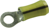 Terminal, Ring Tongue, #10, Crimp, Yellow/black; Stud Size - Metric Amp - Te Connectivity - 54H0537 - Newark, An Avnet Company