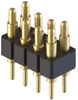 Spring Loaded Connector, Header, 8Pos; Spring Loaded Connector Type Mill Max -- 64AH1503