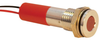 Panel Indicator, Red, 24Vdc, Wire Lead; Led Color Apem - 05W8466 - Newark, An Avnet Company