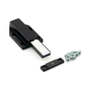 Long Stroke Magnetic Touch Latch Black - ML-120/BLK - ML-120/BLK - Sugatsune America, Inc.