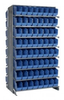 Bins & Systems - Store-More 6" Shelf Bins (QSB Series) - Sloped Shelving Systems - Double Sided Pick Racks - QPRD-201 - Image