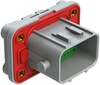 Automotive Housing, Rcpt, 6P+32S, 13A/5A; Product Range Amphenol Sine/tuchel - 27AJ4192 - Newark, An Avnet Company