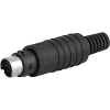 6-pole, Plug, solder terminal, DIN Plug/Socket -- 4850.1610 - Image