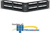 Leviton GigaMax 5e Angled Patch Panel, 48-Port - 5G597-U48 - TelephoneStuff.com