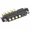 6+4 Pos. Female 24-28 AWG+14 AWG Cable Conn. Kit, Jackscrews - M80-4C10642F2-04-326-00-000 - Harwin Plc
