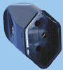 10A/250V Black Swiss In-Line Socket -- 88010431 - Image