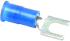Terminal, Spade/fork, #8, Crimp, Blue; Product Range Multicomp - 14T2217 - Newark, An Avnet Company
