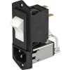 IEC Appliance Inlet C14 or C18 with Filter, Circuit Breaker TA45 -- 5145 - Image