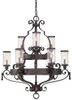 1-6981-9-17 Large Chandeliers-Glass Shade - 656968 - Capital Lighting, Inc.